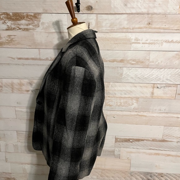 NWT Madewell size M The oversized Dorset home plaid blazer - Picture 6 of 11